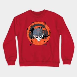 Music Robot Crewneck Sweatshirt